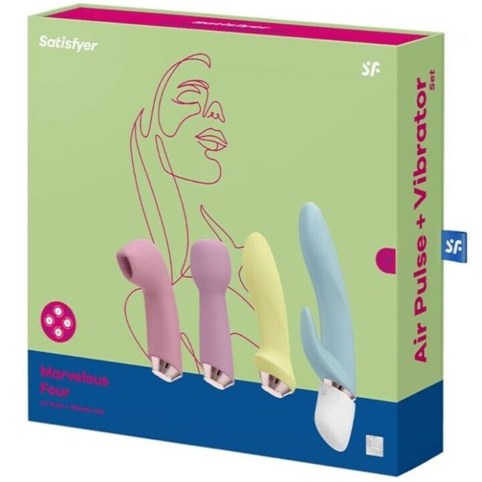 SATISFYER - MARVELOUS FOUR SET VIBRADOR  SUCCIONADOR - Imagen 2