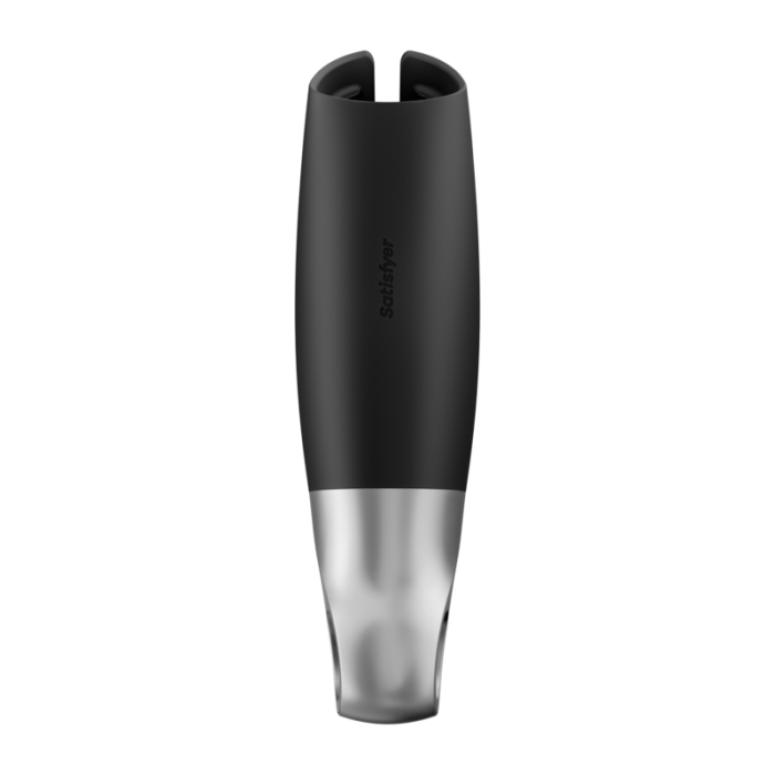 SATISFYER - POWER MASTURBATOR NEGRO Y PLATA - Imagen 5