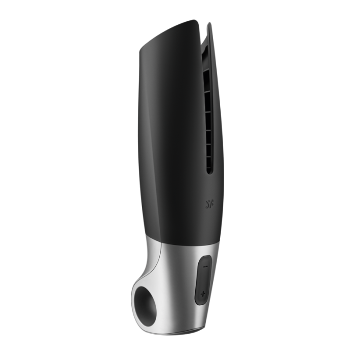 SATISFYER - POWER MASTURBATOR NEGRO Y PLATA - Imagen 4