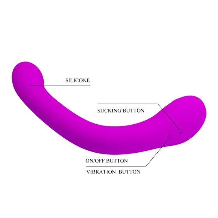 PRETTY LOVE - ALEX VIBRADOR Y ONDAS ESTIMULADORAS DE CLÍTORIS LILA - Imagen 4