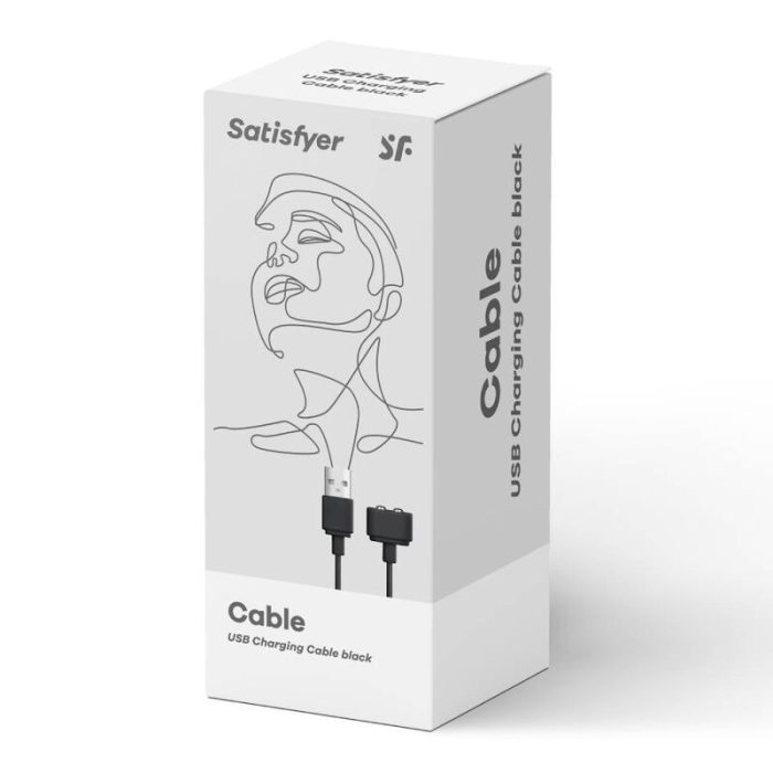 SATISFYER - CABLE USB CARGADOR NEGRO - Imagen 5