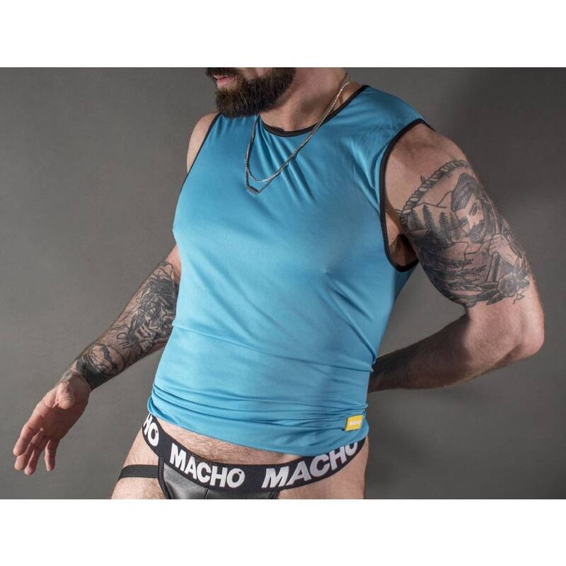 MACHO - CAMISETA AZUL S/M - Imagen 2