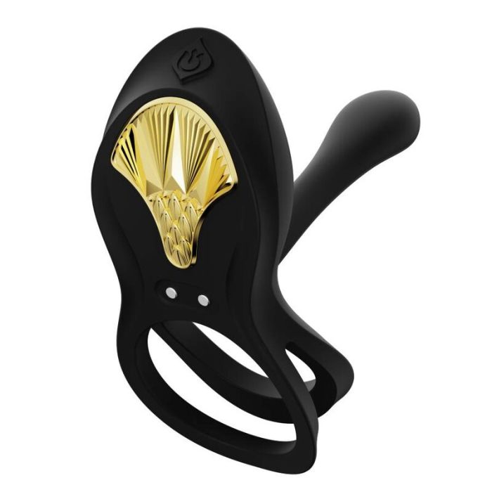 ZALO - BAYEK ANILLO VIBRADOR CONTROL REMOTO PAREJAS NEGRO - Imagen 2