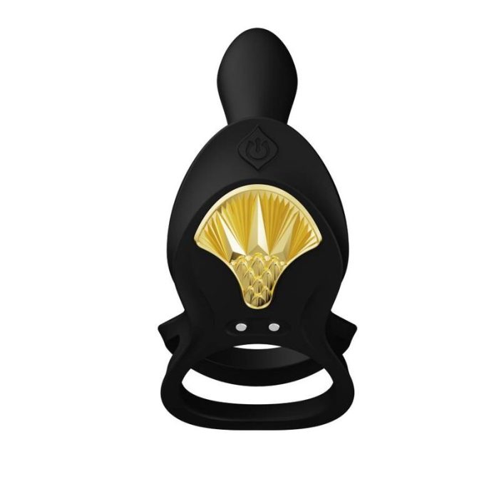 ZALO - BAYEK ANILLO VIBRADOR CONTROL REMOTO PAREJAS NEGRO - Imagen 4