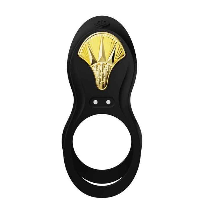 ZALO - BAYEK ANILLO VIBRADOR CONTROL REMOTO PAREJAS NEGRO - Imagen 5