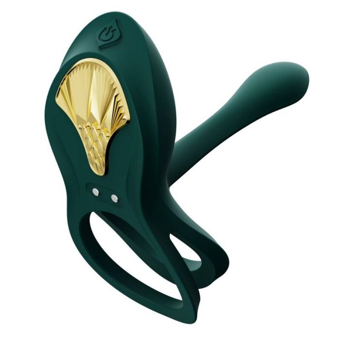 ZALO - BAYEK ANILLO VIBRADOR CONTROL REMOTO PAREJAS VERDE - Imagen 3