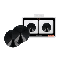 COQUETTE CHIC DESIRE - CUBRE PEZONES METAL CIRCULOS NEGROS - Imagen 2