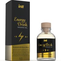 INTT MASSAGE  ORAL SEX - GEL DE MASAJE CON SABOR A BEBIDA ENERGETÍCA Y EFECTO CALOR - Imagen 2