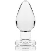 NEBULA SERIES BY IBIZA - MODELO 3 PLUG CRISTAL TRANSPARENTE 11 CM -O- 5 CM - Imagen 3