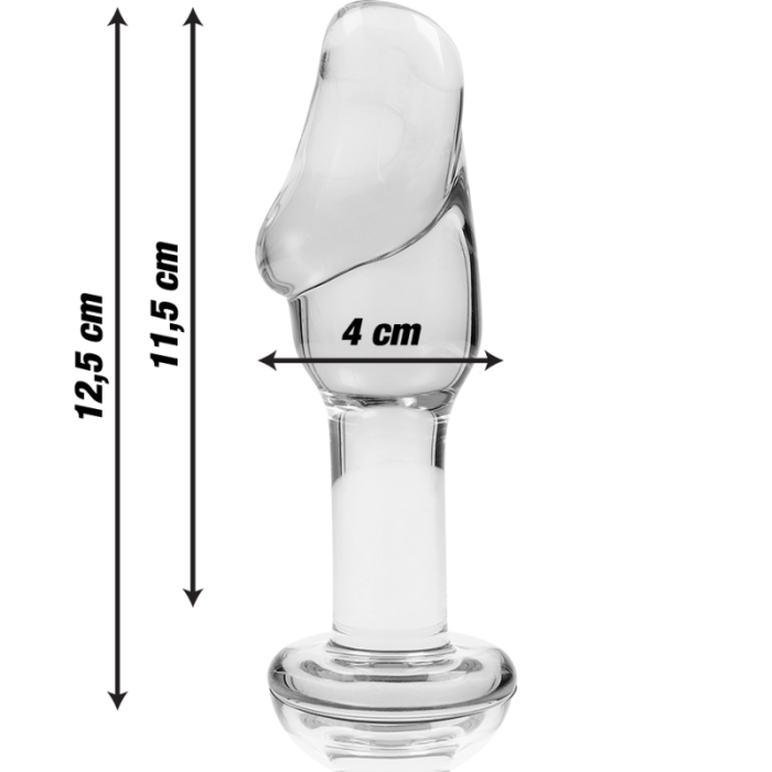 NEBULA SERIES BY IBIZA - MODELO 6 PLUG CRISTAL TRANSPARENTE 12.5 CM -O- 4 CM - Imagen 4
