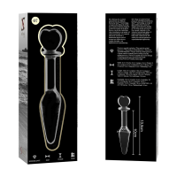NEBULA SERIES BY IBIZA - MODELO 7 PLUG CRISTAL TRANSPARENTE 13.5 CM -O- 3 CM - Imagen 5