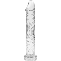 NEBULA SERIES BY IBIZA - MODELO 12 DILDO CRISTAL TRANSPARENTE 17 CM -O- 3.5 CM - Imagen 3