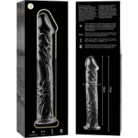 NEBULA SERIES BY IBIZA - MODELO 12 DILDO CRISTAL TRANSPARENTE 17 CM -O- 3.5 CM - Imagen 5