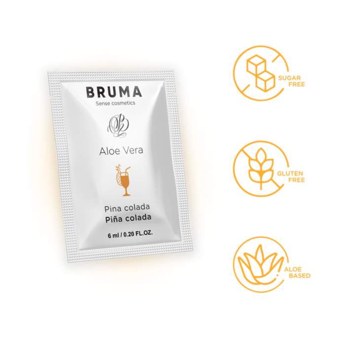 BRUMA - 6 ML GEL DESLIZANTE CON ALOE VERA SABOR A PIÑA COLADA - Imagen 3