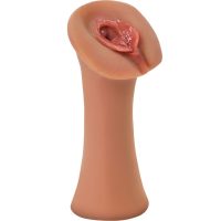 FETISH FANTASY EXTREME - MASTURBADOR MASCULINO SILICONA JUICY SNATCH CARAMELO - Imagen 3