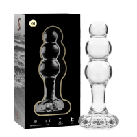 NEBULA SERIES BY IBIZA - MODELO 1 PLUG CRISTAL TRANSPARENTE 10.5 CM -O- 3 CM - Imagen 2
