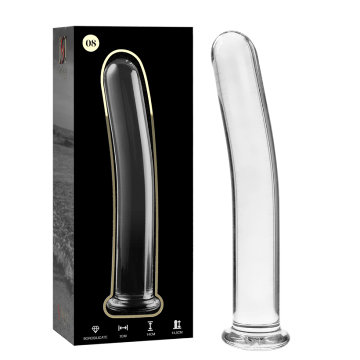 NEBULA SERIES BY IBIZA - MODELO 8 DILDO CRISTAL TRANSPARENTE 14.5 CM -O- 2 CM - Imagen 2