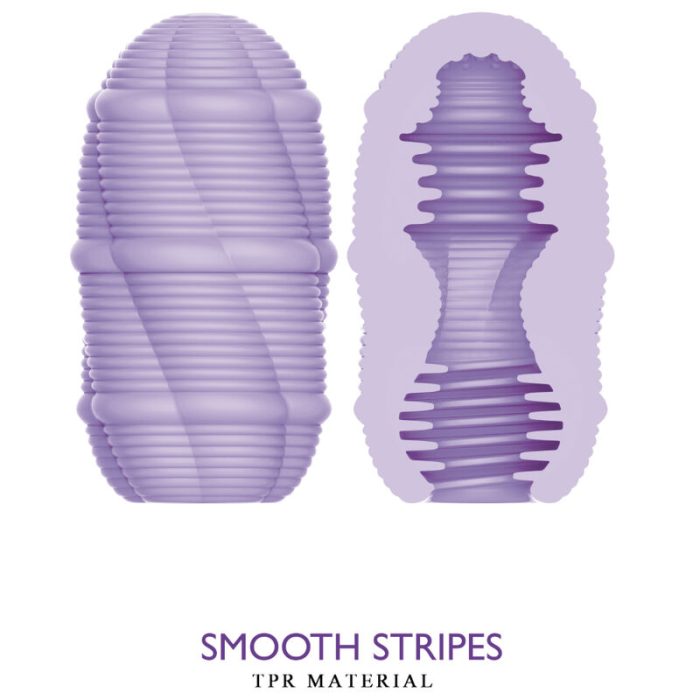 PRETTY LOVE - HUEVO MASTURBADOR SMOOTH STRIPES CUPID - Imagen 4