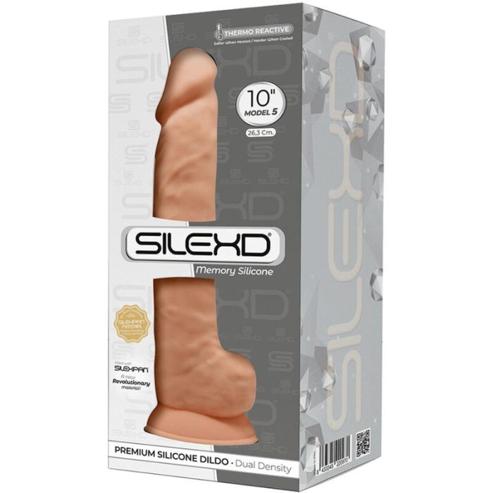 SILEXD - MODELO 1 PENE REALISTICO SILICONA PREMIUM SILEXPAN 26.6 CM - Imagen 3