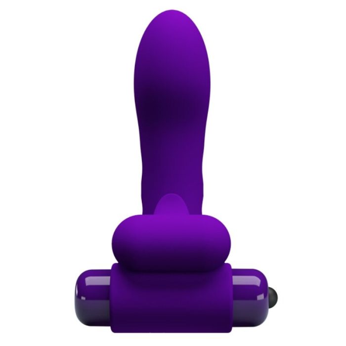 PRETTY LOVE - ORLANDO FUNDA DE DEDO VIBRADOR MORADO - Imagen 2