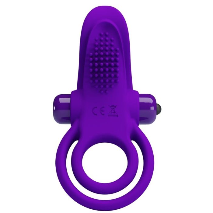 PRETTY LOVE - ANILLO VIBRADOR PARA PENE MORADO - Imagen 2