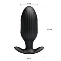 PRETTY LOVE - JEFFERSON PLUG ANAL CONTROLADO POR APP NEGRO - Imagen 4