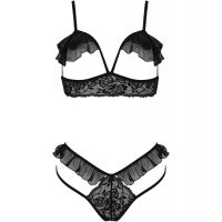 PASSION - DOLLY SET DOS PIEZAS NEGRO S/M - Imagen 3