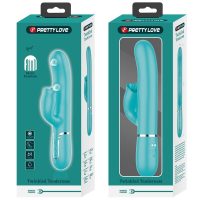 PRETTY LOVE - VIBRADOR RABBIT CON LICKING VERDE AGUA - Imagen 4