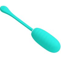 PRETTY LOVE - KIRK HUEVO VIBRADOR RECARGABLE VERDE AGUA - Imagen 5