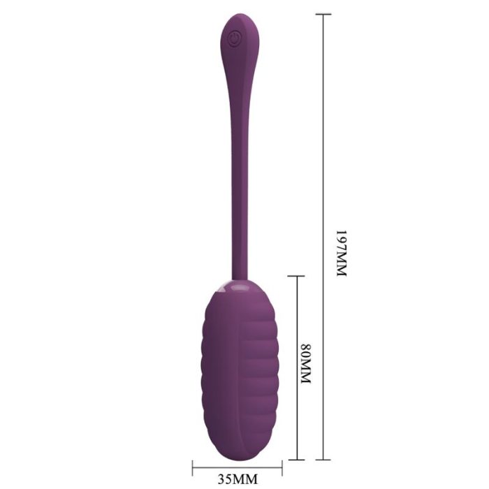 PRETTY LOVE - CASPER HUEVO VIBRADOR RECARGABLE MORADO - Imagen 4