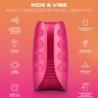 DUREX - TOY MASTURBADOR VIBRADOR RIDE  VIBE - Imagen 2