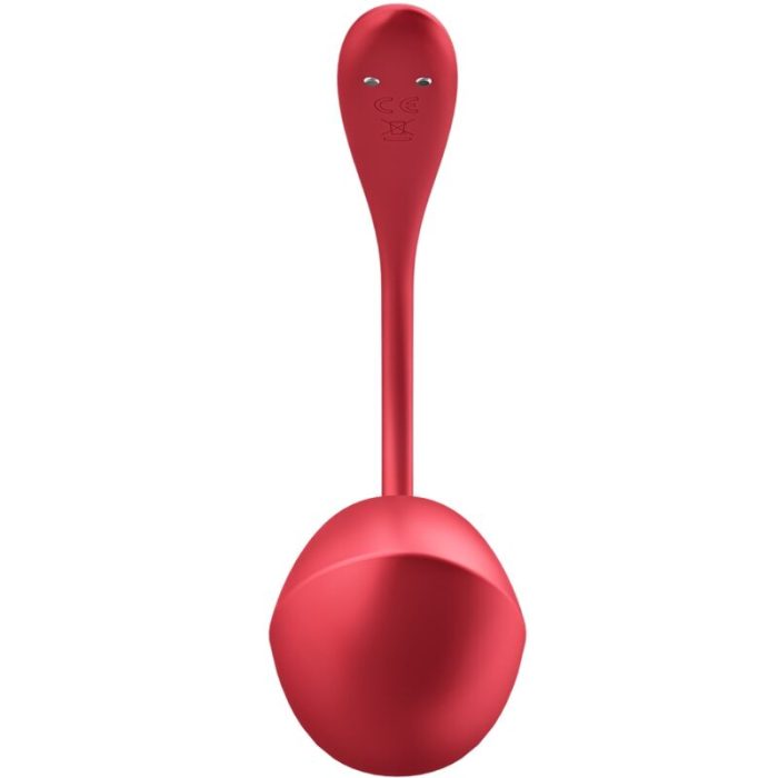 SATISFYER - SHINY PETAL ESTIMULADOR PUNTO G CONTROL REMOTO ROJO APP GRATUITA - Imagen 3