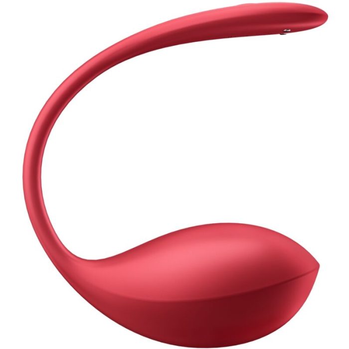 SATISFYER - SHINY PETAL ESTIMULADOR PUNTO G CONTROL REMOTO ROJO APP GRATUITA - Imagen 2