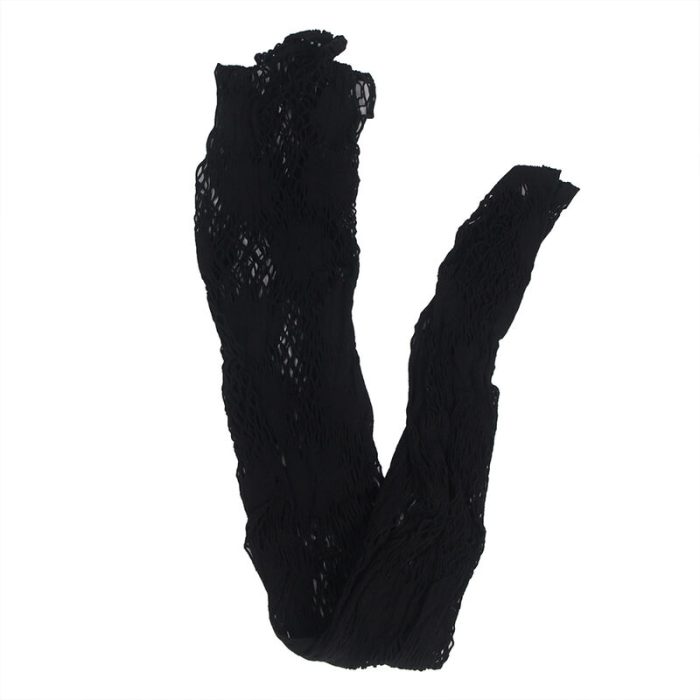 SUBBLIME - 952129 BODYSTOCKING DE REJILLA CON DISEÑO DE VESTIDO Y DETALLES FLORALES NEGRO TALLA ÚNICA - Imagen 5