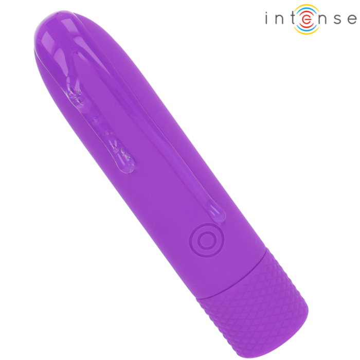 INTENSE - SYMONE BALA VIBRADORA RECARGABLE POR USB 8 VIBRACIONES MORADO 10 X 2.2 CM - Imagen 4
