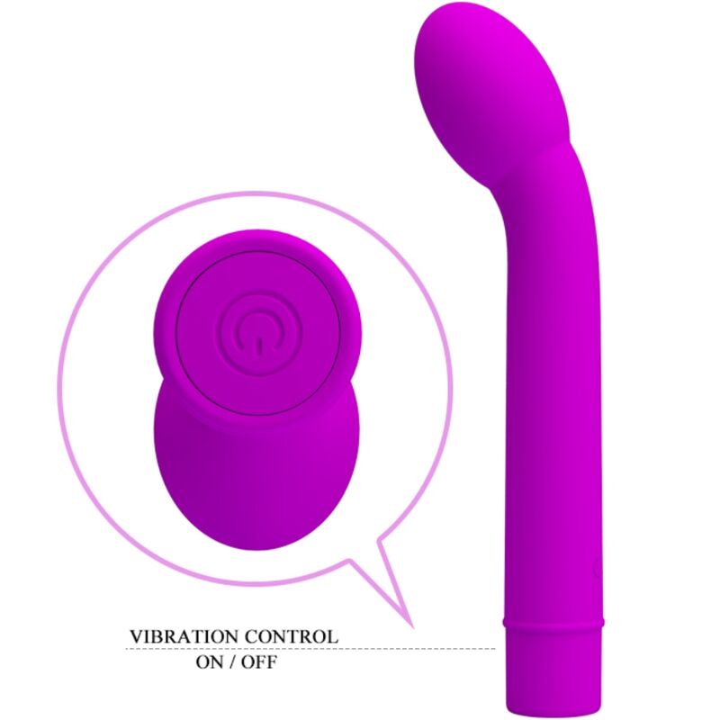 PRETTY LOVE - LOGAN VIBRADOR PUNTO G 10 VIBRACIONES MORADO - Imagen 3