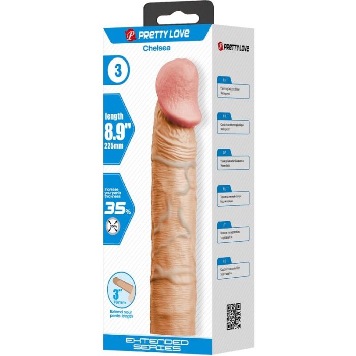 PRETTY LOVE - CHELSEA FUNDA PENE CON EXTENSIÓN DE 7.6 CM NATURAL - Imagen 5