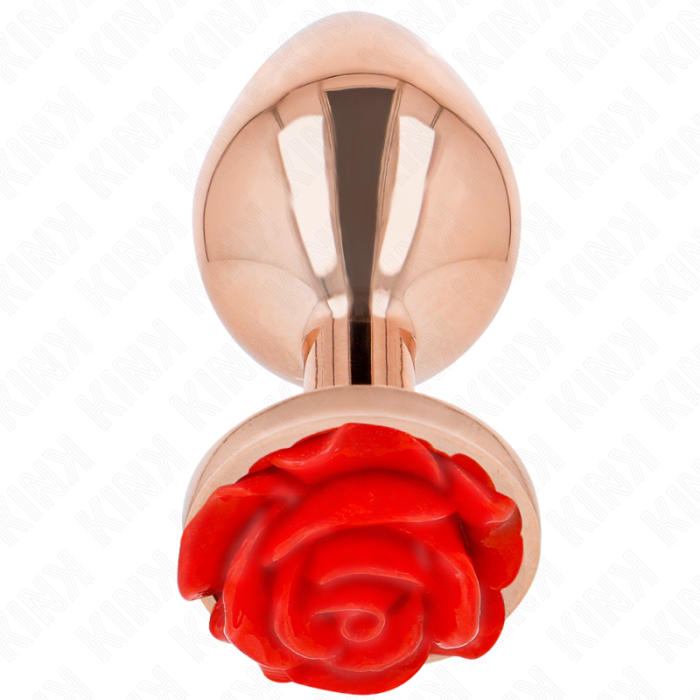 KINK - PLUG ANAL ORO ROSADO ROSA ROJA L - Imagen 2
