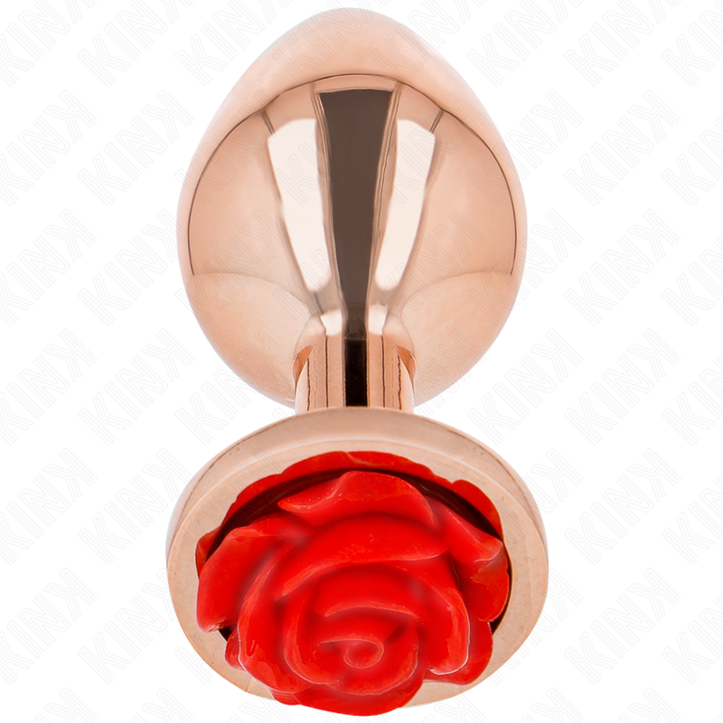 KINK - PLUG ANAL ORO ROSADO ROSA ROJA S - Imagen 3