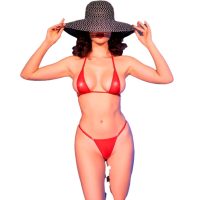 CHILIROSE - CR 4840 MICRO BIKINI ROJO S/M - Imagen 2