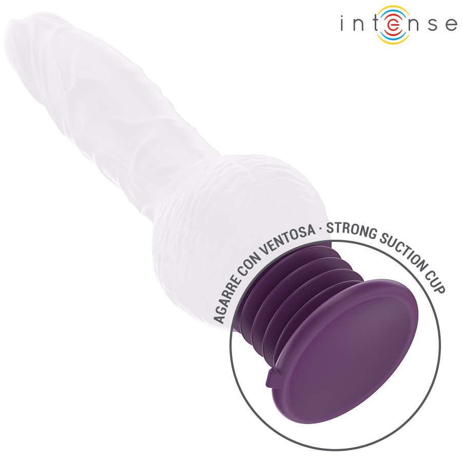 INTENSE - TATUM VIBRADOR MULTIFUNCIÓN CON VIBRACIÓN UP AND DOWN 24 CM MORADO - Imagen 5