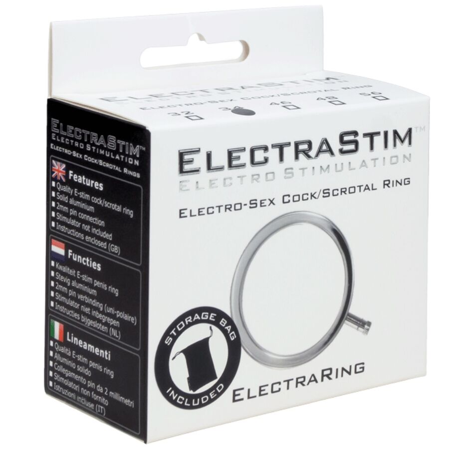 ELECTRASTIM - ELECTRARINGS ANILLO METÁLICO PARA EL PENE 34 MM - Imagen 3