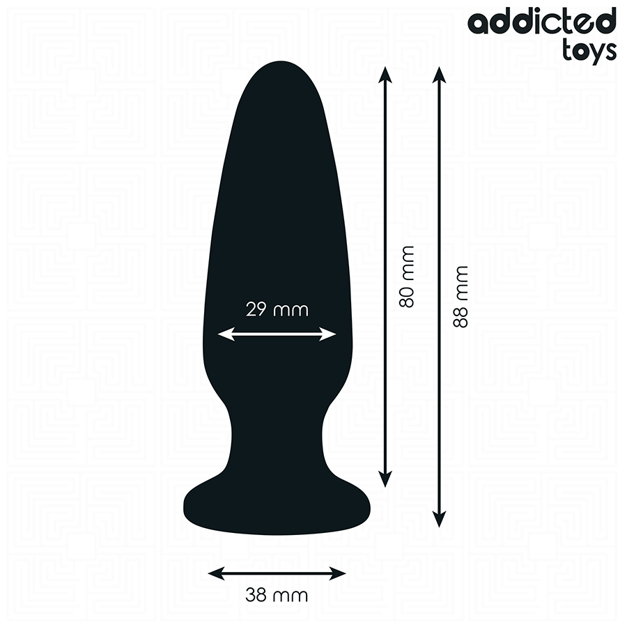 ADDICTED TOYS - PLUG ANAL CON JOYA SILICONA TALLA S 8,8 CM - Imagen 4