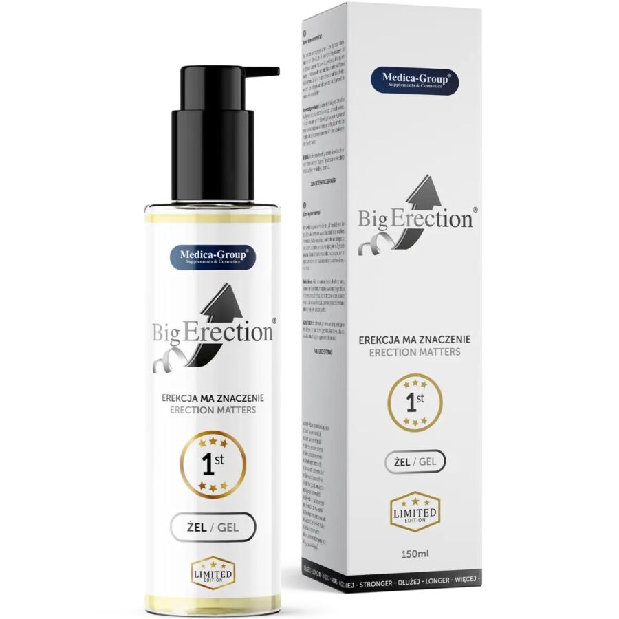 MEDICA GROUP - BIG ERECTION GEL ÍNTIMO PARA HOMBRE 150 ML - Imagen 3