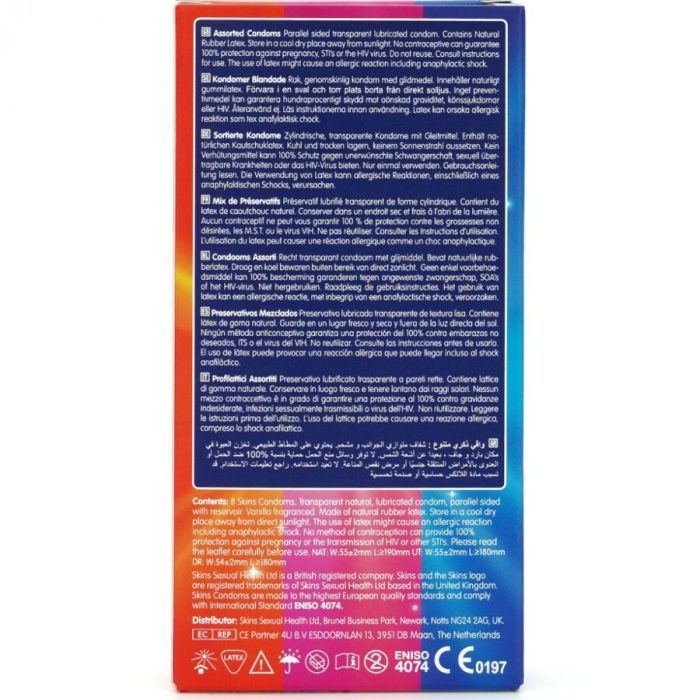 SKINS - SURTIDO PRESERVATIVOS PREMIUM PACK 8 - Imagen 4