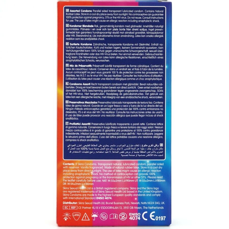 SKINS - SURTIDO PRESERVATIVOS PREMIUM PACK 8 - Imagen 4