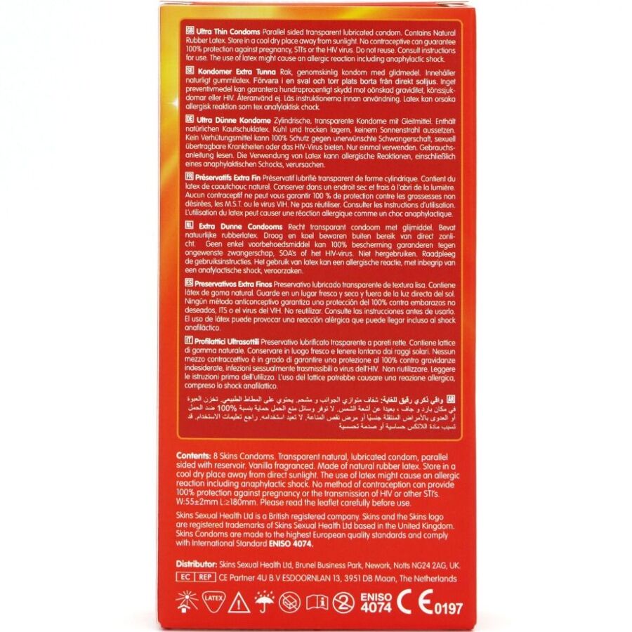 SKINS - ULTRAFINOS PRESERVATIVOS PREMIUM PACK 8 - Imagen 4