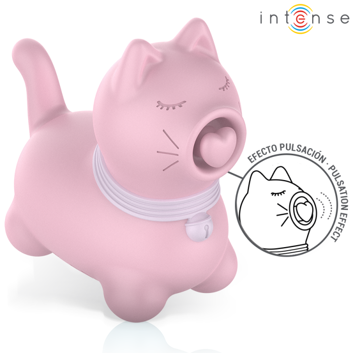 INTENSE - MARIE ESTIMULADOR CON LENGUA EFECTO PULSACIÓN ROSA - Imagen 3