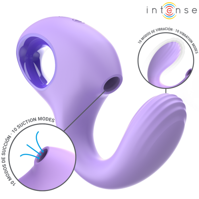 INTENSE - BAXTER VIBRADOR  ESTIMULADOR VIOLETA - Imagen 2