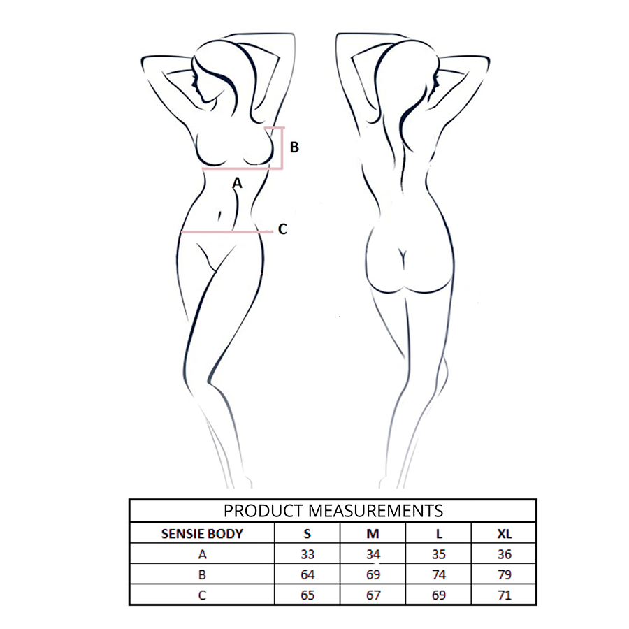 PASSION - SENSIE BODY NEGRO S/M - Imagen 4